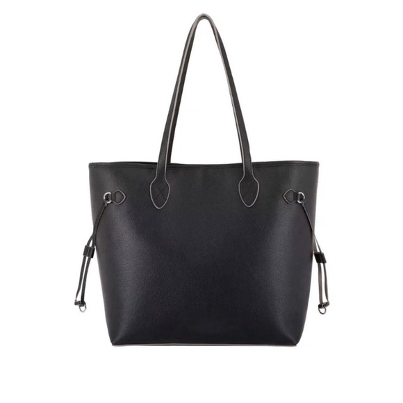 Lodis Bliss Leather Tote with Wristlet, Black - Picture 2 of 7